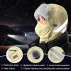 imageSukeen Trapper Hats Windproof Winter Hat Water Repellent Warm Hat Lightweight Earflap Hat with Mask for Cold Snow WeatherLight Yellow