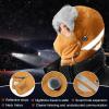 imageSukeen Trapper Hats Windproof Winter Hat Water Repellent Warm Hat Lightweight Earflap Hat with Mask for Cold Snow WeatherOrange