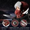imageSukeen Trapper Hats Windproof Winter Hat Water Repellent Warm Hat Lightweight Earflap Hat with Mask for Cold Snow WeatherRed
