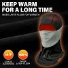 imageSukeen Winter Balaclava Face Mask Breathable Ski Mask for Men Women Warmer Bandana Face Cover Cold Neck Gaiters for OutdoorGrey