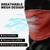 imageSukeen Winter Balaclava Face Mask Breathable Ski Mask for Men Women Warmer Bandana Face Cover Cold Neck Gaiters for OutdoorRed