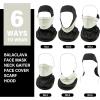 imageSukeen Winter Balaclava Face Mask Breathable Ski Mask for Men Women Warmer Bandana Face Cover Cold Neck Gaiters for OutdoorWhite