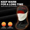imageSukeen Winter Balaclava Face Mask Breathable Ski Mask for Men Women Warmer Bandana Face Cover Cold Neck Gaiters for OutdoorWhite