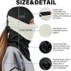 imageSukeen Winter Balaclava Face Mask Breathable Ski Mask for Men Women Warmer Bandana Face Cover Cold Neck Gaiters for OutdoorWhite
