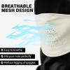 imageSukeen Winter Balaclava Face Mask Breathable Ski Mask for Men Women Warmer Bandana Face Cover Cold Neck Gaiters for OutdoorWhite