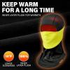 imageSukeen Winter Balaclava Face Mask Breathable Ski Mask for Men Women Warmer Bandana Face Cover Cold Neck Gaiters for OutdoorYellow