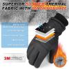 imageSukeen Winter Gloves Men Women 3M Thinsulate Thermal Gloves Touchscreen WaterResistant Snow Ski Glove for Cold Weather