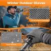 imageSukeen Winter Gloves Men Women Touchscreen AntiSlip Sports Gloves Lightweight Cold Weather Warm Gloves for Running CyclingGrey