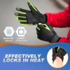 imageSukeen Winter Gloves Men Women Touchscreen AntiSlip Warm Mens Gloves for Running Driving Cycling Hiking Biking OutdoorGreen