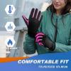 imageSukeen Winter Gloves Men Women Touchscreen AntiSlip Warm Mens Gloves for Running Driving Cycling Hiking Biking OutdoorRose Red