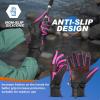 imageSukeen Winter Gloves Men Women Touchscreen AntiSlip Warm Mens Gloves for Running Driving Cycling Hiking Biking OutdoorRose Red