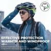 imageSukeen Winter Headbands for Women DoubleLayer Ear Warmers Womens Winter Headband for Running Cycling Sports Orange Dark Blue Size LBlue Navy Blue