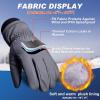 imageSukeen Winter Warm Gloves for Men WomenWindproof Ski Gloves AntiSlip Touch Screen Snow Glove with Thick Plush for OutdoorGrey