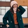 imageSukeen Womens Winter Beanie Hat Scarf Set Elastic Snow Skull Cap Prints Warm Soft Hat for Cold WeatherPink Leopard