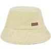 imageSukeen Oversized Winter Bucket Hat for Big Heads Large Faux Fur Bucket Hat Fluffy Warm Hat Trendy Fisherman Cap for Daily Beige