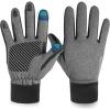 imageSukeen Winter Gloves Men Women Touchscreen AntiSlip Sports Gloves Lightweight Cold Weather Warm Gloves for Running CyclingGrey