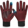 imageSukeen Winter Gloves Men Women Touchscreen AntiSlip Sports Gloves Lightweight Cold Weather Warm Gloves for Running CyclingRed