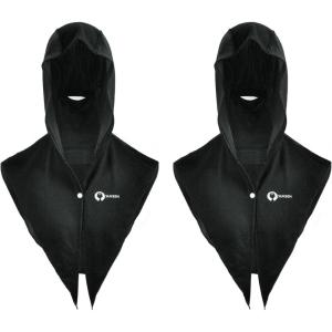 imageSukeen Cooling Hoodie Towel Instant Cooling Towels for Neck and Face Quick Drying Cooling Towels for Hot Weather WorkoutY BlackBlack