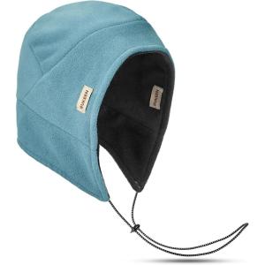 imageSukeen Kids Winter Beanie Hat Girls Boys Double Side Wear Warm Hat Antistatic Cold Weather Hat Fleece Skull Cap for OutdoorLight Blue