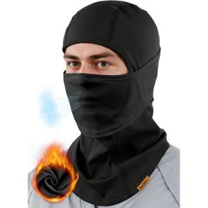 imageSukeen Winter Balaclava Face Mask Breathable Ski Mask for Men Women Warmer Bandana Face Cover Cold Neck Gaiters for OutdoorBlack