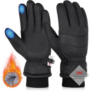 imageSukeen Winter Gloves Men Women 3M Thinsulate Thermal Gloves Touchscreen WaterResistant Snow Ski Glove for Cold Weather
