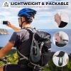 imageSukeen 2 Pack Sports Sun Visor Men Women Lightweight Packable Cooling Stretchy Visor Hat for Running Tennis GolfBlackGrey