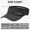 imageSukeen 2 Pack Sports Sun Visor Women Men Lightweight Packable Stretchy Visor Hat for Golf Tennis Running Daily WearRed