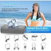 imageSukeen 4 Pack Cooling Towel 40quotx12quot Ice Towel Soft Breathable Chilly Towel Microfiber Towel Cooling Hoodie Towel Cooling Towels for Neck and Face