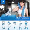 imageSukeen 4 Pack Cooling Towel 40quotx12quot Ice Towel Soft Breathable Chilly Towel Microfiber Towel Cooling Hoodie Towel for Men Quick Drying Absorbent Cooling Towels for Neck and Face
