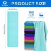 imageSukeen 4 Pack Cooling Towel 40quotx12quot Soft Breathable Chilly Microfiber Towel for YogaSportRunningGymWorkoutCampingFitnessWorkout ampamp More ActivitiesMacaron BlueMacaron Pink
