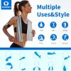 imageSukeen 4 Pack Cooling Towel 40quotx12quot Soft Breathable Chilly Microfiber Towel for YogaSportRunningGymWorkoutCampingFitnessWorkout ampamp More ActivitiesBlueLight GreyBlackDark Grey
