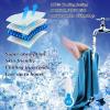 imageSukeen 4 Pack Cooling Towel 40quotx12quot Soft Breathable Chilly Microfiber Towel for YogaSportRunningGymWorkoutCampingFitnessWorkout ampamp More ActivitiesPinkGreenDark BlueDark Grey