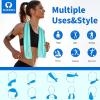 imageSukeen 4 Pack Cooling Towel 40quotx12quot for Sweat QuickDrying Neck Cooling Wraps Soft ampamp Breathable Chilly Sports Towel for Yoga Sport Running Workout Cooking MicrofiberMacaron PinkLavenderMint GreenMacaron BlueBlackDark BlueGreySky BlueGreenRose Red