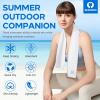 imageSukeen 4 Pack Cooling Towels 40quotx12quot Cool Towel Cold Towel Microfiber Soft Breathable Chilly Ice Towel for YogaSportRunningGymWorkoutCampingFitnessWorkout ampamp More Activities