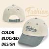imageSukeen Baseball Caps for Teenage Big Kids Adjustable TwoTone Corduroy Hat Casual Caps for Everyday OutdoorGrey