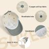 imageSukeen Baseball Caps for Teenage Big Kids Adjustable TwoTone Corduroy Hat Casual Caps for Everyday OutdoorGrey