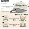 imageSukeen Baseball Caps for Teenage Big Kids Adjustable TwoTone Corduroy Hat Casual Caps for Everyday OutdoorGrey