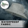 imageSukeen Bucket Hat Waterproof SkinFriendly Shields Neck QuickDry Breathable Hat for Fishing Travel hatGrey