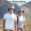 imageSukeen Bucket Hat for Women Men Summer Beach Sun Hat Reversible Packable Adjustable UPF50 Cooling Hat for Hiking FishingGrayBlack