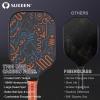 imageSukeen Carbon Fiber Pickleball Paddle Carbon Fiber Surface Pickleball Paddle with Large Sweet Spot 55quot Elongated Handle Pickleball Racket