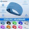 imageSukeen Cooling Headband for Men Women Instant Cooling Running Headband Sweat Headbands for Workout Sports Headbands for Yoga Golf Gym Camping Tennis 20 inchesBluePinkBlackGreyDark BlueWhiteGreenPurpleOrangeRed