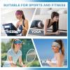 imageSukeen Cooling Headbands for Women Instant Cooling Moisture Wicking NonSlip Sweatbands for Women Elastic Sweat Bands Headbands for Running Yoga Gym Athletic Sports WorkoutsBlackDark GrayGrayRose RedBlue