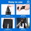 imageSukeen Cooling Hoodie Towel for Men Cooling Towels for Neck and Face Cools When Wet Cooling Neck Wraps Sport Workout Camping Cycling Cool Towel for Hot WeatherBlack