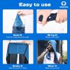 imageSukeen Cooling Hoodie Towel for Men Cooling Towels for Neck and Face Cools When Wet Cooling Neck Wraps Sport Workout Camping Cycling Cool Towel for Hot WeatherBlackBlue