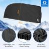 imageSukeen Cooling Hoodie Towel for Men Cooling Towels for Neck and Face Cools When Wet Cooling Neck Wraps Sport Workout Camping Cycling Cool Towel for Hot WeatherBlackBlue