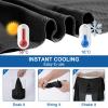 imageSukeen Cooling Hoodie Towel for Men Quick Drying Absorbent Cooling Towels for Neck and Face UV Sun Protection Cooling Neck Wraps Sport Workout Camping Cycling Cool Towel for Hot Weather2 Black