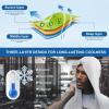 imageSukeen Cooling Hoodie Towel for Men Quick Drying Absorbent Cooling Towels for Neck and Face UV Sun Protection Cooling Neck Wraps Sport Workout Camping Cycling Cool Towel for Hot WeatherWhite