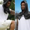 imageSukeen Cooling Hoodie Towel for Men Quick Drying Absorbent Cooling Towels for Neck and Face UV Sun Protection Cooling Neck Wraps Sport Workout Camping Cycling Cool Towel for Hot Weather2 Black