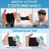 imageSukeen Cooling Sports Headbands for Men Instant Cooling Moisture Wicking Sweatbands NonSlip QuickDry Elastic Fabric Mens Headband for Gym Running Tennis Training WorkoutBlackDark GrayGray
