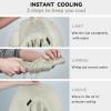 imageSukeen Cooling Sun Hat for Men Women UPF50 Wide Brim Fishing Hat with Neck Flap Adjustable Foldable Bucket Hat for HikingOffwhite
